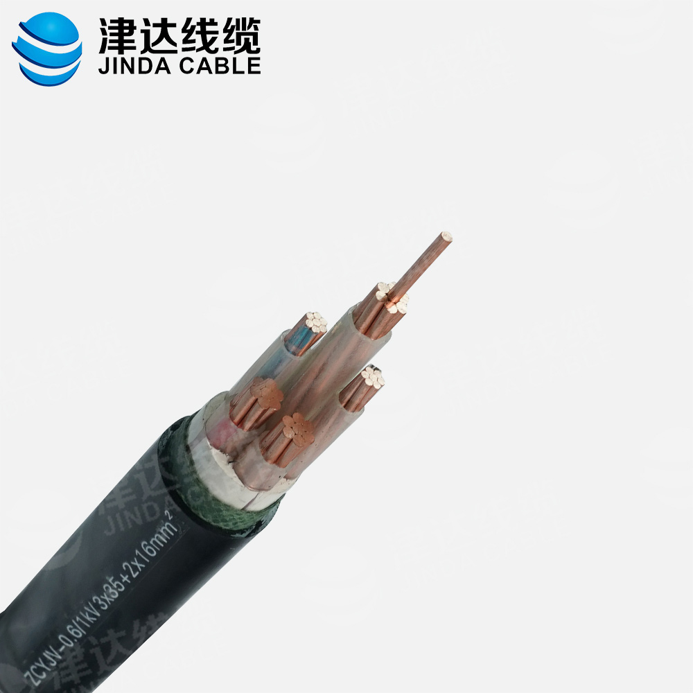 ZC-YJV 3*35+2*16銅芯交聯(lián)聚乙烯絕緣聚氯乙烯護(hù)套阻燃C類(lèi)電力電纜