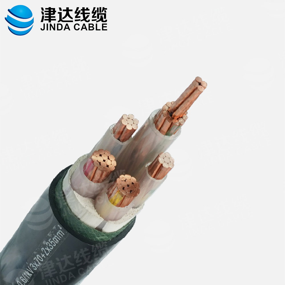 ZC-YJV 3*70+2*35銅芯交聯(lián)聚乙烯絕緣聚氯乙烯護(hù)套阻燃C類(lèi)電力電纜
